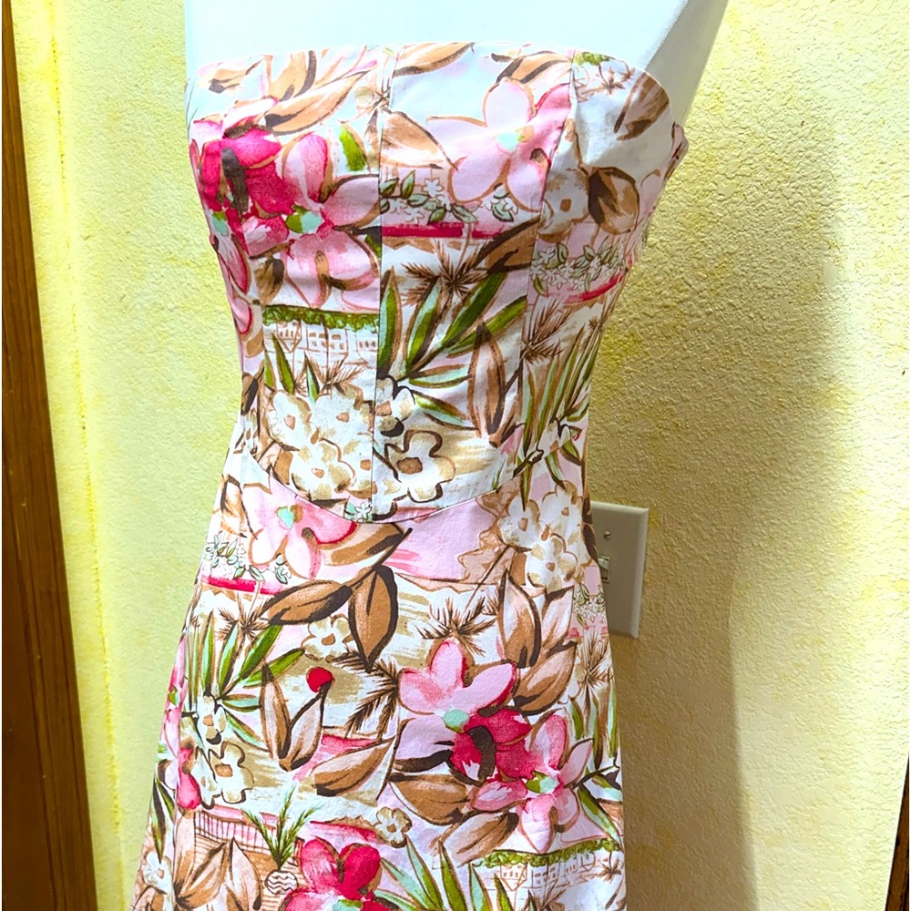 Cute Strapless Summer Dress